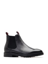 Mens Masada Leather Chelsea Boots - Black