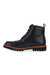 Mens Republic Toe Cap Waxy Leather Safety Boots - Black