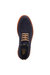 Mens Suede Chunky Heel Casual Shoes - Navy