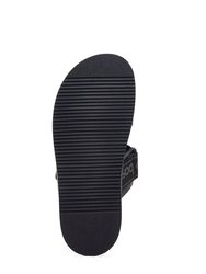 Mens Tangier Strappy Leather Sandals (Black)