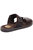 Mens Tangier Strappy Leather Sandals - Brown