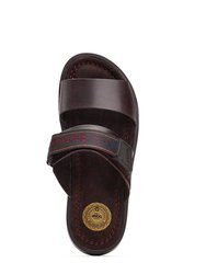 Mens Tangier Strappy Leather Sandals - Brown