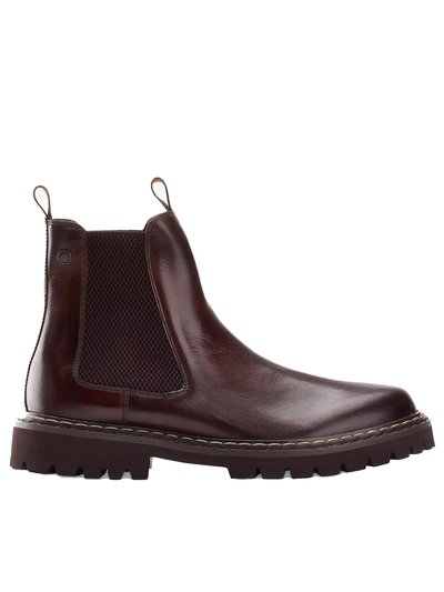 Base London Mens Utah Leather Chelsea Boots - Dark Brown product