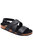 Womens/Ladies Holkham Strappy Leather Sandals - Black