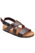 Womens/Ladies Holkham Strappy Leather Sandals - Brown