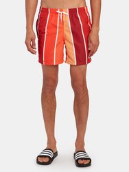 Orange Gradient Swim Trunk - Orange