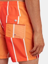 Orange Gradient Swim Trunk