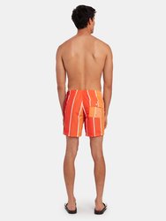 Orange Gradient Swim Trunk