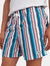 Pink Stripe Swim Trunk