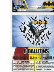 Batman Party Balloons 8 Per pack]