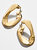 Michel Large Curb Chain Hoop Earrings - Gold - Gold
