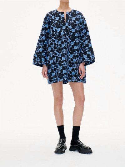 Baum und Pferdgarten Abi Dress In Blue Flower Jacquard product