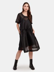 Aretha Oversized Organza Dress