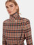 Deidra Oversized Check Trench Coat 