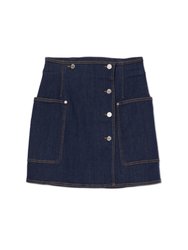 Sandy Denim Mini Skirt