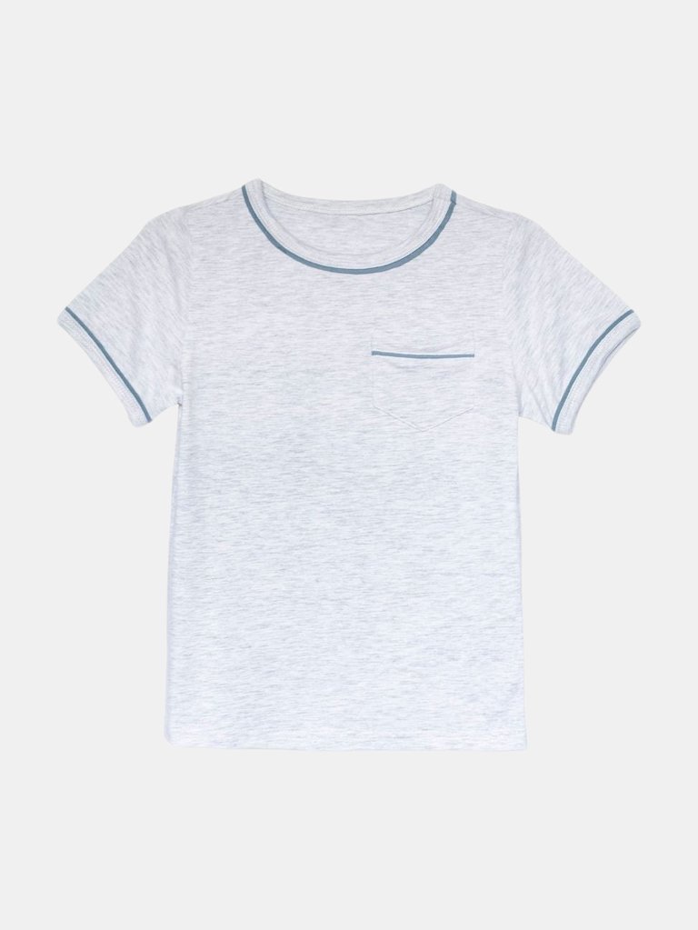 James Tee - Heathered Blue