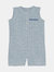 Johnny Romper in Dockside Check - Grey