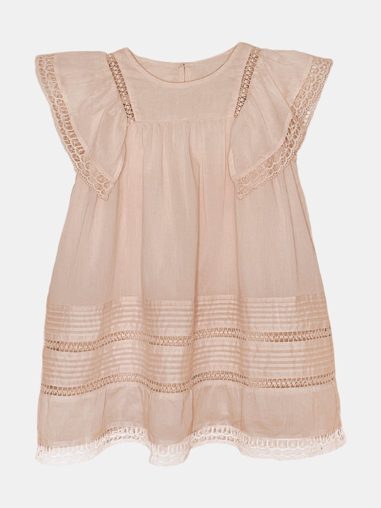 Margaret Dress - Blush Pink