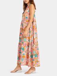 California Soul High Neck Maxi Dress