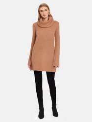 Couldn't Be Sweater Cowl Neck Sweater Dress