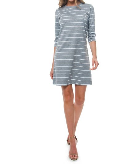 BB Dakota My Stripe Of Gal Striped Shift Dress In Heather Grey product