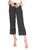 Skip The Lines Cropped Pant - Black