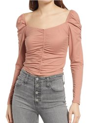 Such Is Life Top - Rose Taupe