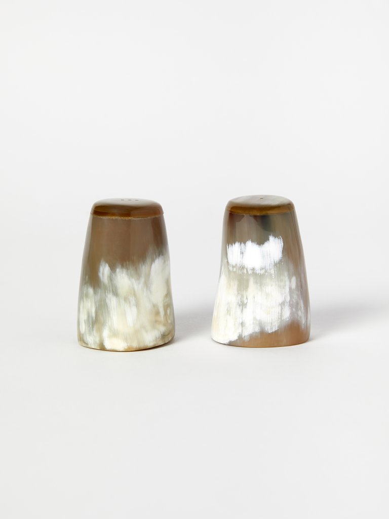 Horn Salt & Pepper Set