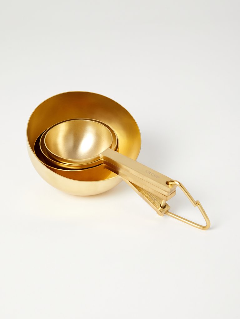 Measuring Cups, Set of 4 - Gold