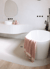 Dotted Turkish Bath / Pool Towel - Dusty Rose