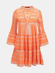 Ella Dress - Neon Orange