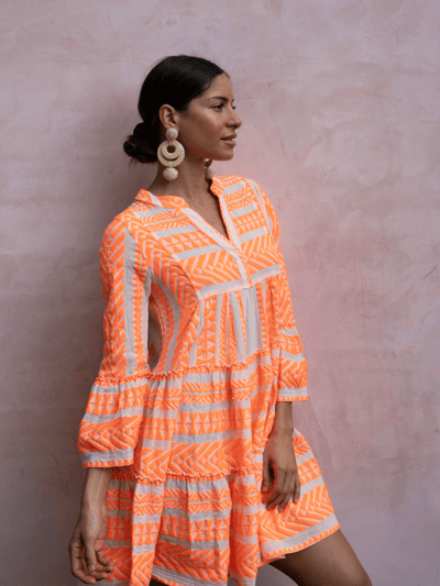 BEACH HAUS Ella Dress - Neon Orange product