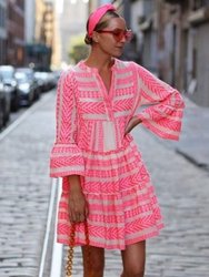 Ella Dress - Neon Pink