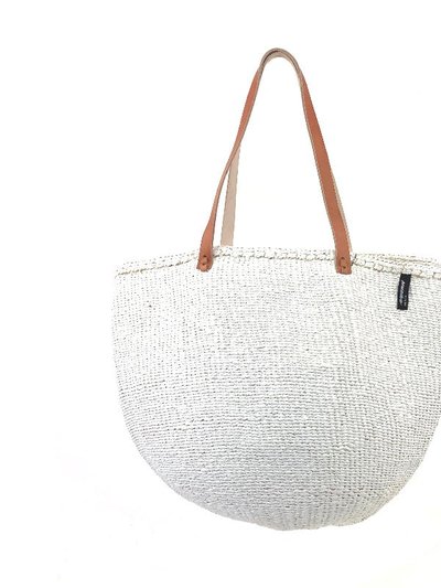 BEACH HAUS Mifuko - Large Shopper basket White product