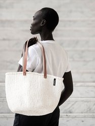 Mifuko - Medium Shopper basket White