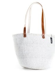 Mifuko - Medium Shopper basket White