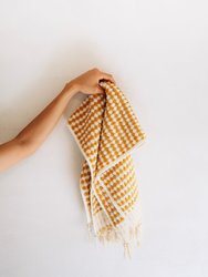 Pom Pom Turkish Hand Towel - Gold - Gold