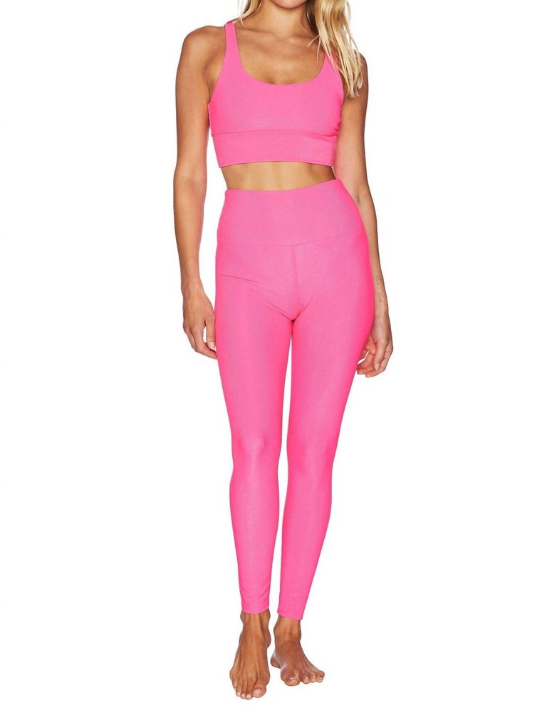 Ayla Legging - Pink Shine