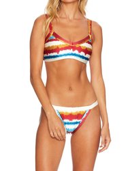 Becca Bikini Bottom - Primary Dip Dye