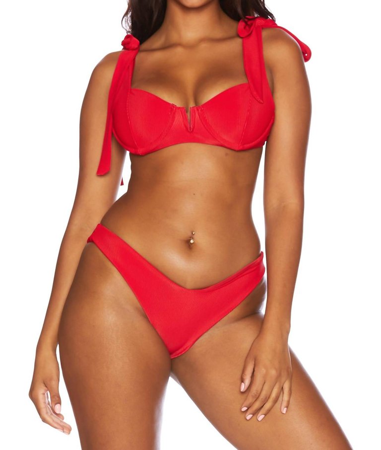 Blair Bikini Top - Red