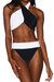 Cecilia Bikini Bottom - Black/White