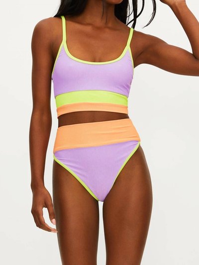 Beach Riot Eva Bikini Top In Sundazed Colorblock product