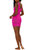 James Mini Dress In Bright Fuchsia