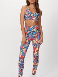 Piper Legging In Buttercup Floral - Buttercup Floral