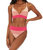 Riza Bikini Top - Rouge Color Block