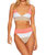 Riza Bikini Top - Coral Colorblock