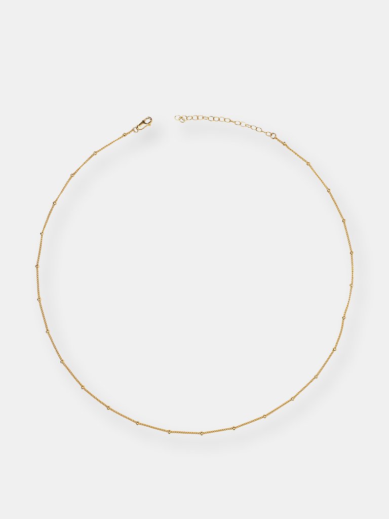 Amelia Beaded Necklace - Gold