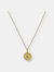 Compass Necklace - 18K Gold