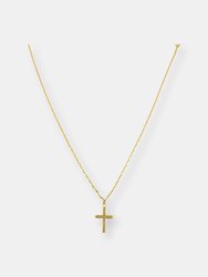 Genesis Cross Necklace - Gold