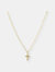 Genesis Cross Necklace - Gold